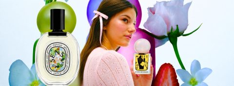 Jeune fille et parfums