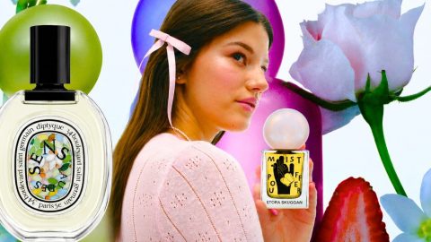 Jeune fille et parfums