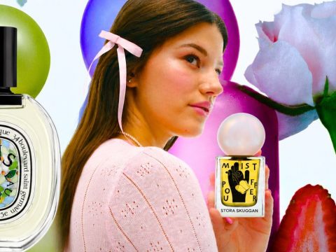 Jeune fille et parfums