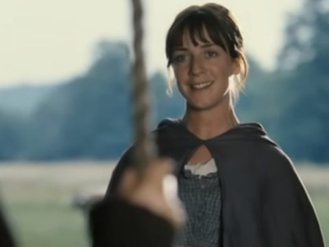 Charlotte Lucas, dans l’adaptation en film du roman de Jane Austen, Orgueil et Préjugés, sortie en 2005