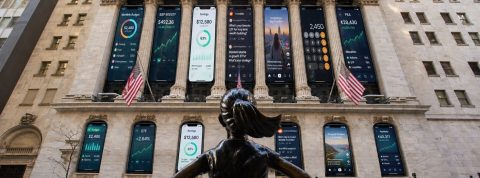 bâtiment de la Bourse de New York, au 11 Wall Street