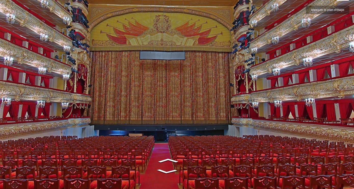 Le théâtre Bolchoi à Moscou