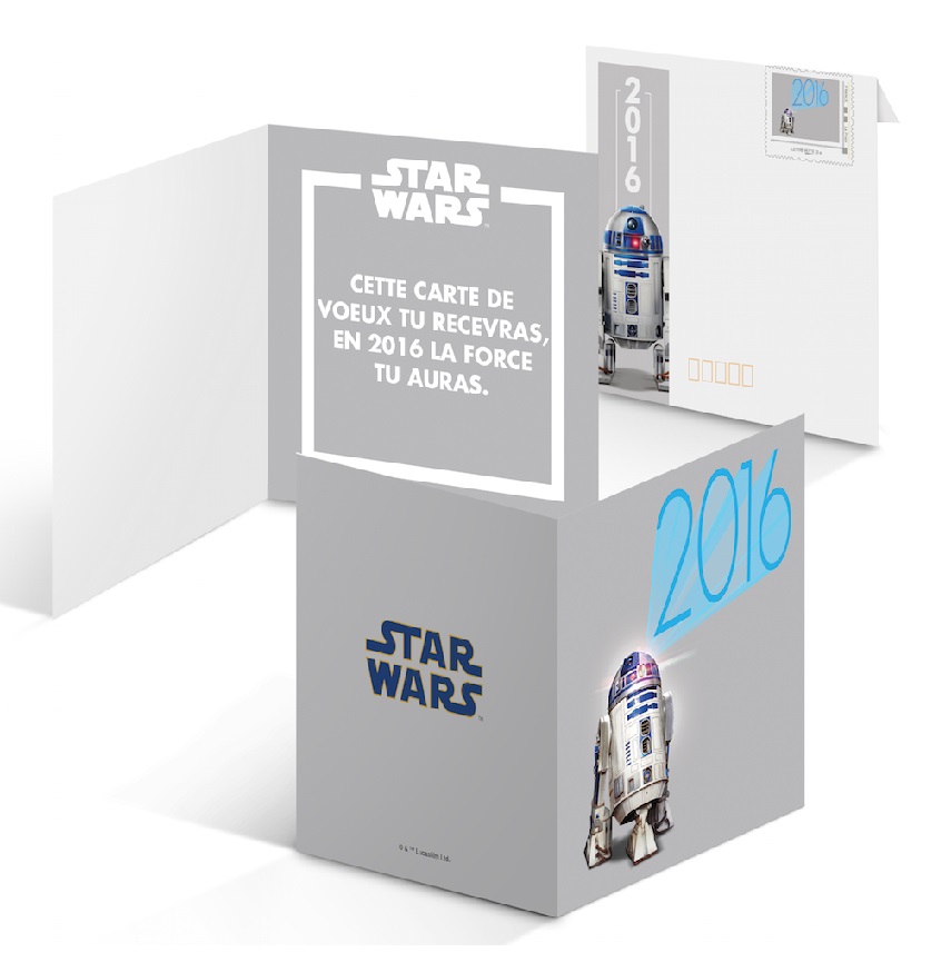 La carte de voeux Star Wars