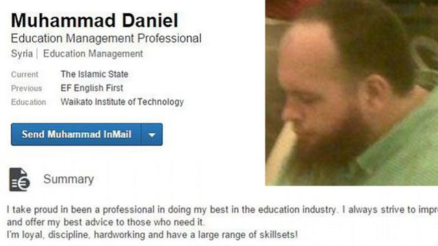 Daech recrute sur LinkedIn Daech recrute sur LinkedIn